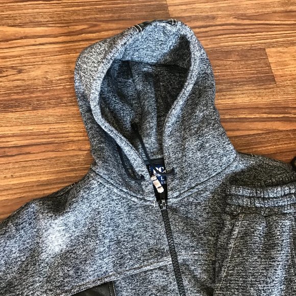 PCJ Heavyweight Sweat Pants Set Full Zip With Hoodie Embellished L - Picture 6 of 13